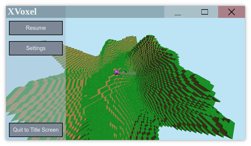 A screenshot of XVoxel taken while redacting this page. 